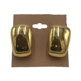 ST JOHN CLIP ON EARRINGS GOLDTONE
