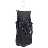 LOUIS VUITTON SEQUIN SLEEVELESS LUXE TOP BLACK SMALL