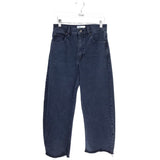 FRAME BARREL LEG DESIGNER JEANS NAVY 24