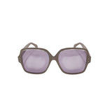 ALAIA PLASTIC FRAME SUNGLASSES/READERS LT BROWN
