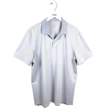 SOUTHERN TIDE POLO SHORT SLEEVE MEN SHIRT GREY WHITE LARGE