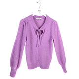 LOFT LONG SLEEVE TOP PURPLE SMALL