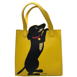 MARC TETRO SHOULDER HANDBAG YELLOW BLACK