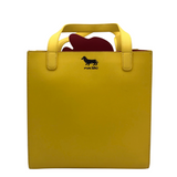 MARC TETRO SHOULDER HANDBAG YELLOW BLACK