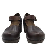 DANSKO PUMP AKLE STRAP SHOES BROWN 8
