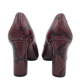 CALVIN KLEIN PUMP SHOES RED BLACK 9.5