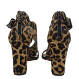 FRANCO SARTO ANIMAL PRINTPUMP SHOES BLACK TAN 9 MEDIUM