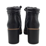 NATURALIZER LACE UP ANKLE BOOTS BLACK 9.5