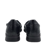 CLARKS PATENT LOAFER SHOES BLACK 6.5