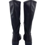 FITFLOP KNEE ZIPPER BOOTS BLACK 10
