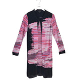 ESCADA LONG SLEEVE DESIGNER CARDIGAN PINK BLACK LARGE