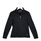 SPYDER ZIP KNIT JACKET BLACK MEDIUM