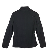 SPYDER ZIP KNIT JACKET BLACK MEDIUM