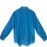 REACTION KENNETH COLE NWT$69 LONG SLEEVE MEN SHIRT TEAL 17.5
