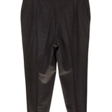 AKRIS PUNTO 100% WOOL STRAIGHT DESIGNER PANT TAUPE 10