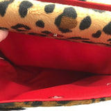 KATE SPADE ANIMAL PRINT TOTE HANDBAG BROWN BLACK
