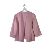 KASPER 3/4 OPEN BLAZER PINK 20W