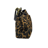 COACH NWT NYLON ANIMAL HANDBAG GOLD BLACK