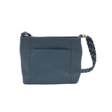 BRIGHTON RET. $365 LEATHER HANDBAG BLUE