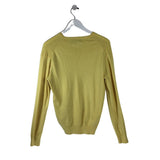 POLO BY RALPH LAUREN LONG SLEEVE MEN SWEATER YELLOW SMALL