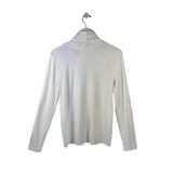 LOFT TURTLE LONG SLEEVE TOP WHITE MEDIUM