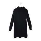 CABI COWL NECK DRESS BLACK MEDIUM