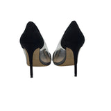 ALDO RHINESTONE PUMP SHOES CLEAR SILVER 7.5M