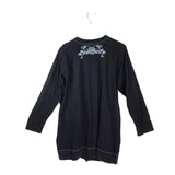 EMBROIDERED CARDIGAN BLACK X LARGE