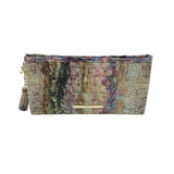 BRAHMIN WRISTLET HANDBAG PINK GOLD