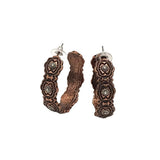 HOOP EARRINGS COPPER