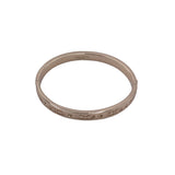 COACH KISSING C HINGED BANGLE BRACELET ROSE GOLD