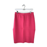 ST JOHN COLLECTION KNIT PENCIL DESIGNER SKIRT PINK 10