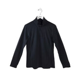 SPYDER HALF ZIP TOP ACTIVEWEAR BLACK LARGE
